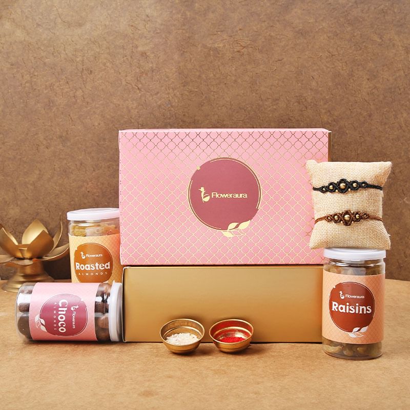 Designer foursome Rakhi - Set of 2 Designer Rakhi