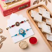 Designer N Kids Rakhi With Kaju Katli