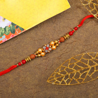 Zoom In View Designer Rakhi Card For Brother