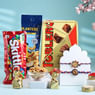 Designer Rakhi Duo With Nuts N Sweet Treats