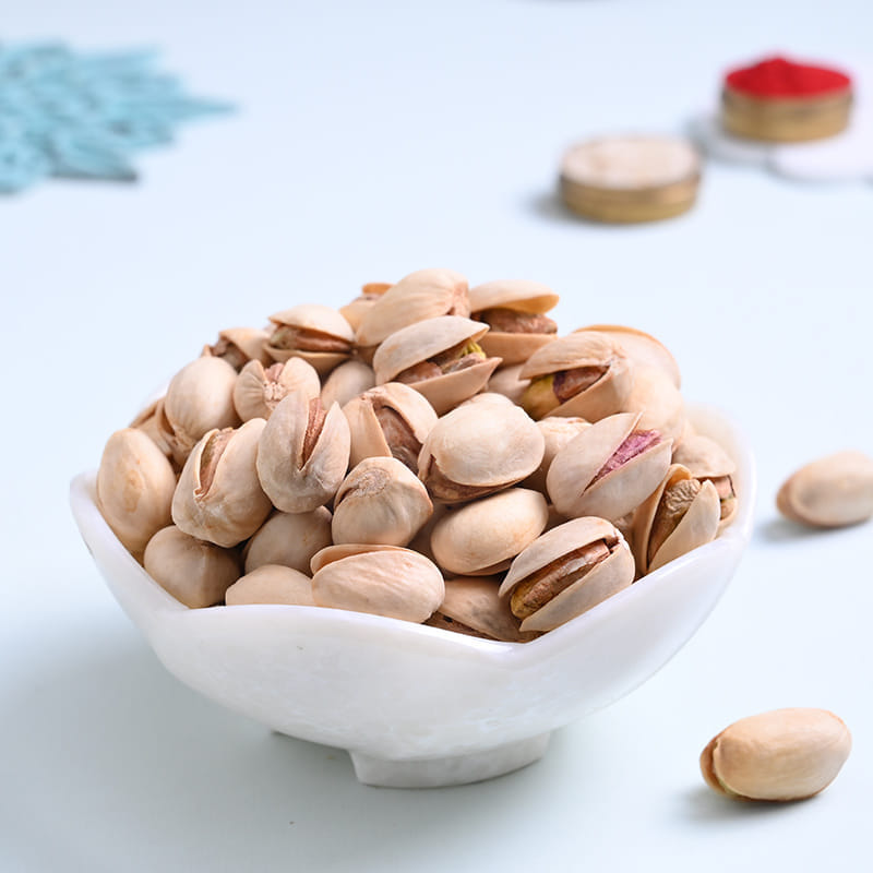 Designer Rakhi Duo With Pistachios
