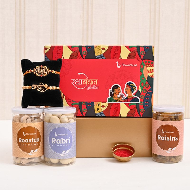 Designer Rakhi Signature Box - Set of 2 Designer Rakhi