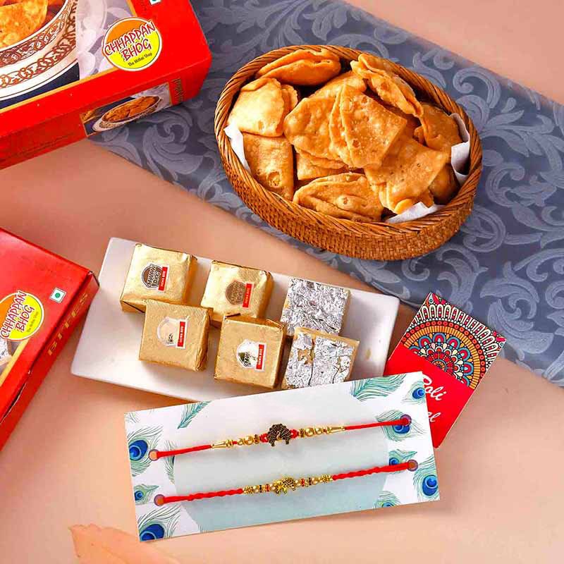 Designer Rakhi Treat Pack