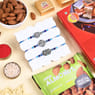 Designer Rakhi Trio Set With Sweets N Almonds