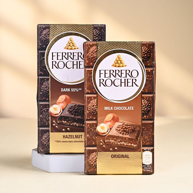 Designer Rakhi Trio With Ferrero Choco Bars