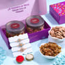 Designer Rakhi Trio With Raisins N Almonds