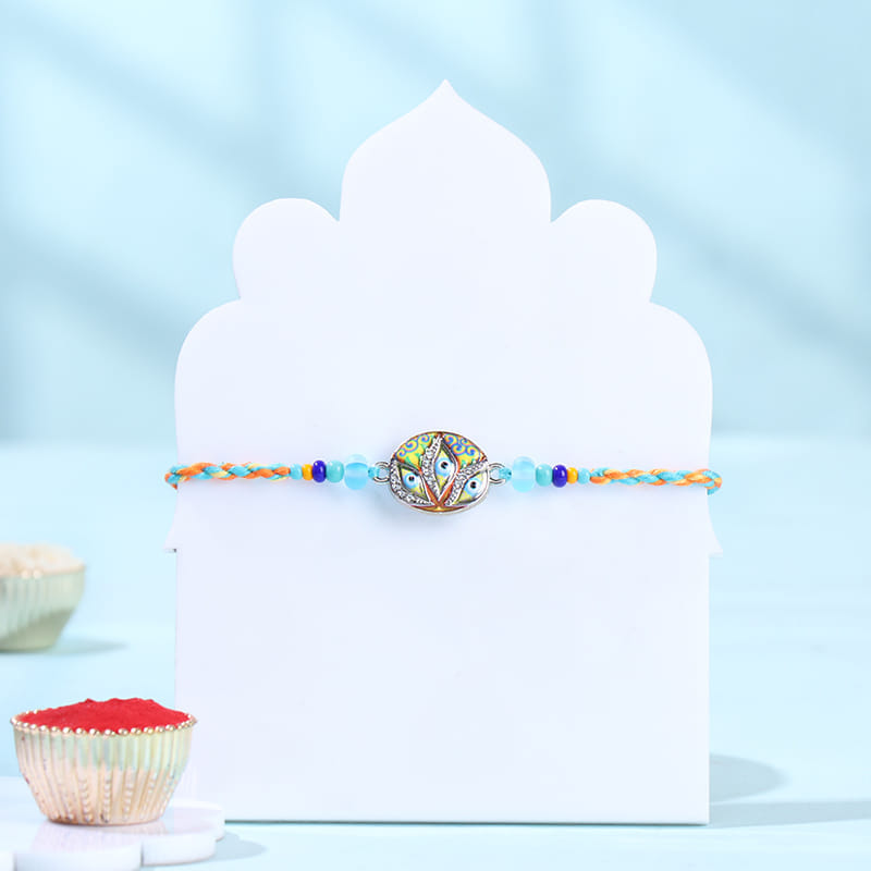 Designer Rakhi With Almonds N Cashews