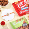 Designer Rakhi With Almonds N Chocolate