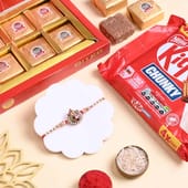 Designer Rakhi With Mewa N Kitkat