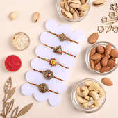 Designer Rakhis With Premium Dry Fruits