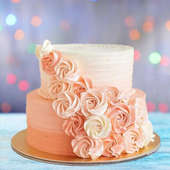 Designer Rose Blossom Cake