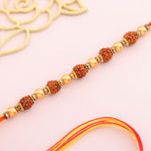 Designer Rudraksh Mauli Thread Rakhi 