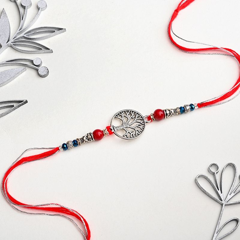 Dazzling Beaded Tree of Life Designer Rakhi