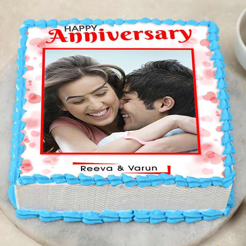 My Forever anniversary photo cake