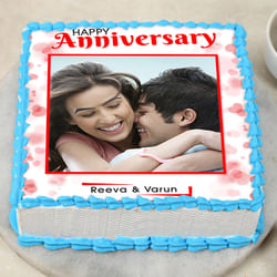 My Forever anniversary photo cake