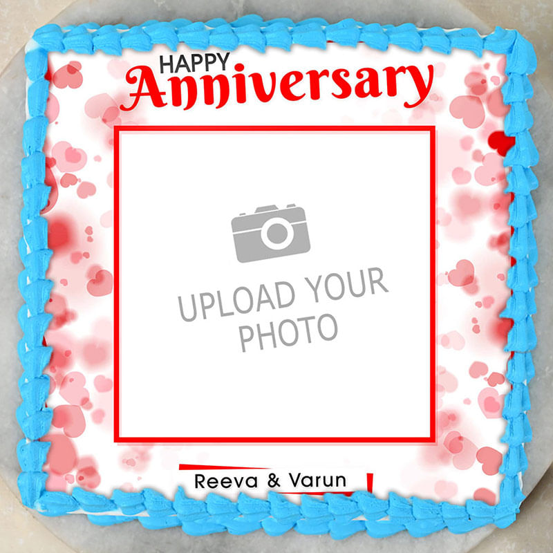 My Forever anniversary photo cake