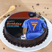 Happy Birthday Dhoni Poster Cake