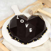 Heart shaped Pinata Cake
