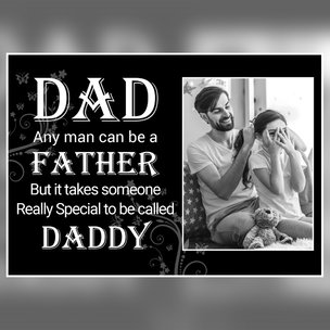Personalised Digital Photo Frame for Dad