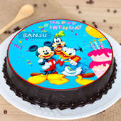 Disney Birthday Poster Cake