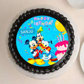 Disney Birthday Poster Cake