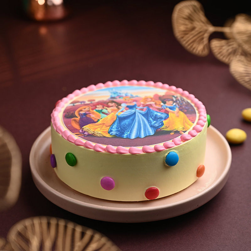 Side View of Princess Fairy Tale Cake