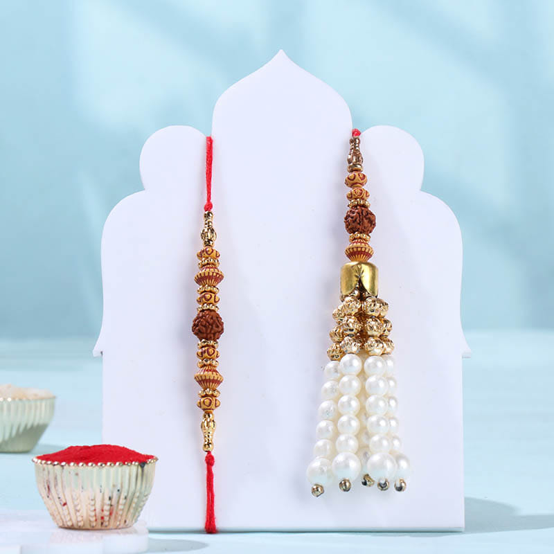 Divine Bhai Bhabhi Latkan Rakhis With Sweets