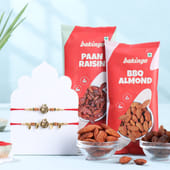 Divine Bhaiya Bhabhi Rakhis With Gourmet Treats