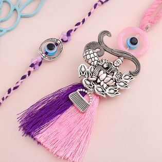 Divine Blessings Bhaiya Bhabhi Rakhi