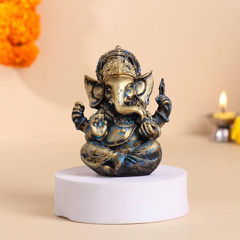 Divine Blessings Ganesha Idol