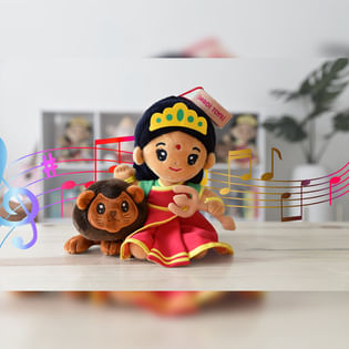 Divine Durga Mantra Chanting Soft Toy