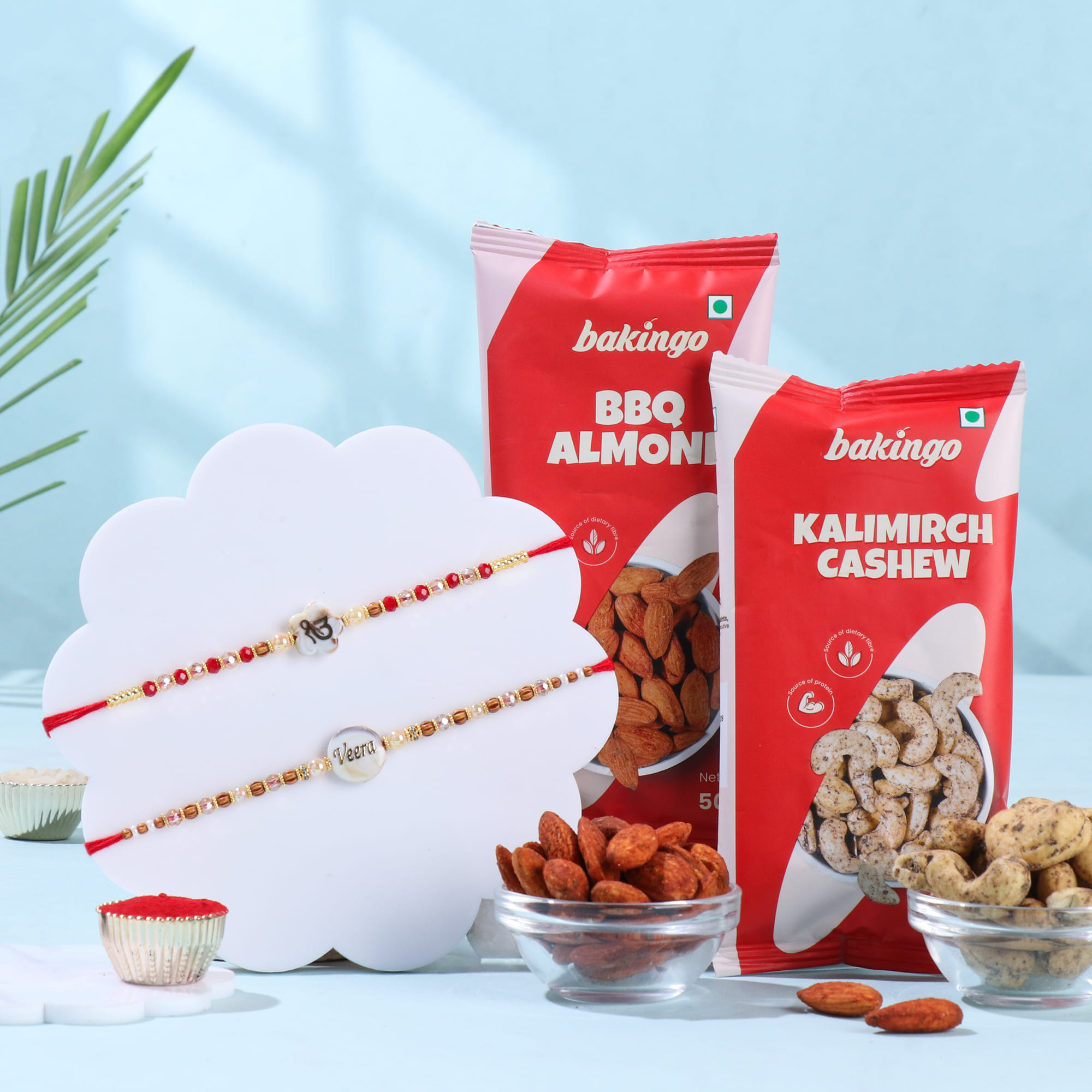 Divine Ek Onkar N Veera Rakhi With Dryfruits
