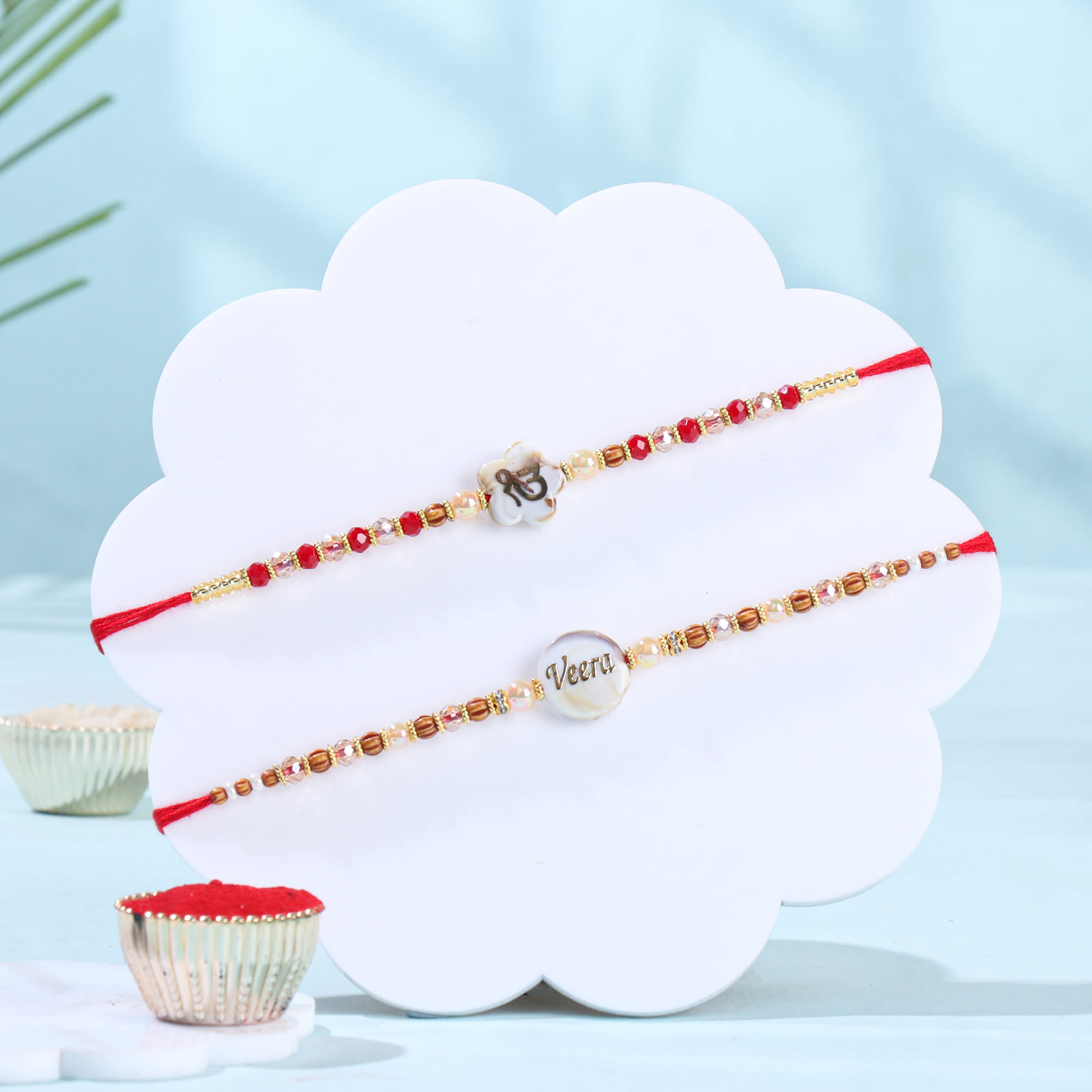 Divine Ek Onkar N Veera Rakhi With Dryfruits
