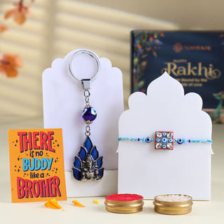 Divine Evil Eye Rakhi Festive Blessing Hamper