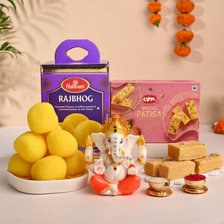 Divine Ganesha Aura With Rajbhog N Patisa-Australia