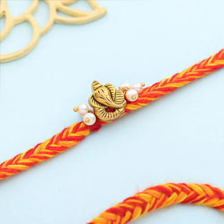 Divine Ganesha Glow Rakhi