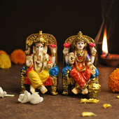 Divine Ganesha Laxmi Idol - Best Diwali Gift for Husband
