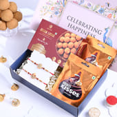 Divine Ganesha and Om Rakhi with Sweets