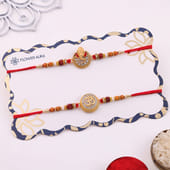 Sacred Om Ganesha Rakhi with Festive Treats