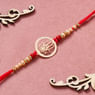 Divine Hamsa Hand Pearl Rakhi