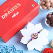 Divine Khanda Rakhi With Dragees