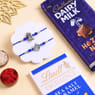 Divine Krishna Rakhi Duo With Chocolates