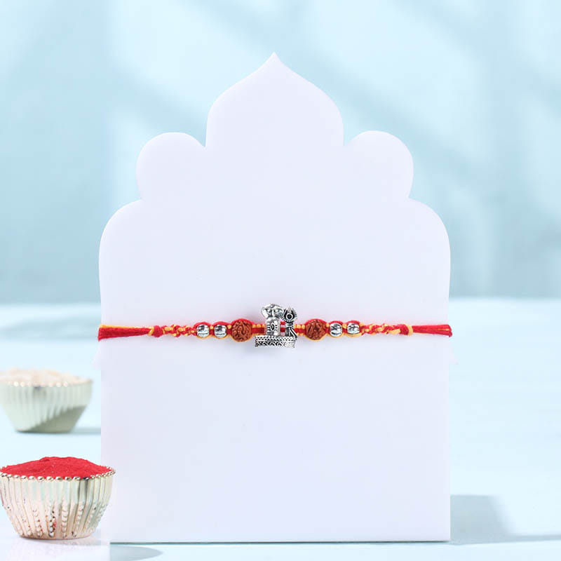 Divine Mahadev Rakhi With Kaju Katli