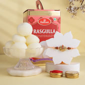 Divine Mahadev Rakhi With Rasgullas