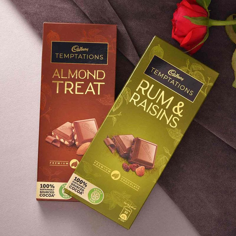 View of Cadbury Temptations