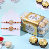 Divine Om N Ganesha Rakhis With Ferrero Rocher