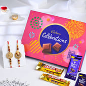 Divine Rakhi Duo With Chocolate Box
