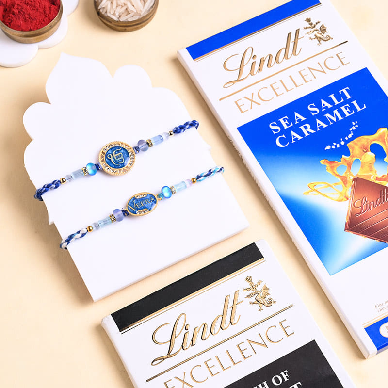 Spiritual Rakhi Duo With Chocolates