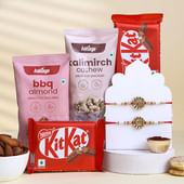 Divine Rakhi Duo With Sweet N Savoury Delights