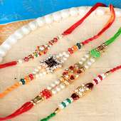 Divine Rakhi Set for brother and his family
